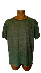 St. Johns Bay Green Striped Short Sleeve Shirt, Size XL