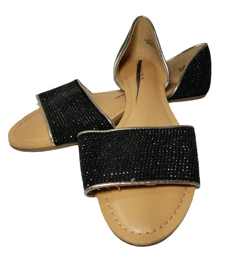 Merona Black Jeweled Sandals