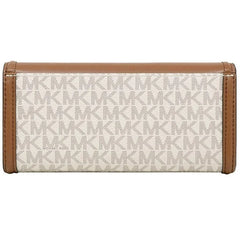 Michael Kors Large Fulton Flap Continental Wallet in Vanilla (New with Tags)