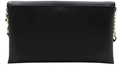 Michael Kors Saffiano Leather Envelope Clutch in Black