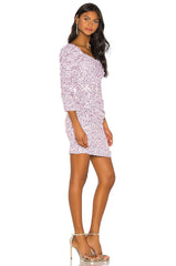 mini ruched dress