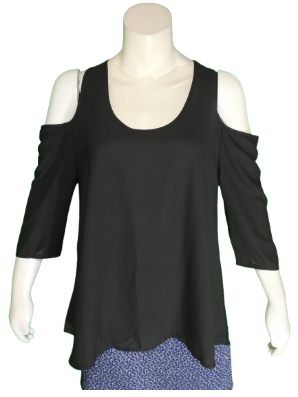 Zenana Outfitters Black Blouse
