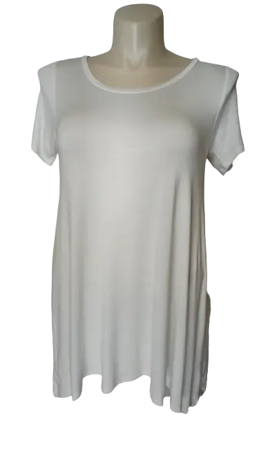 Love In Women’s White Short Sleeve Dress, Size Large