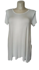Love In Women’s White Short Sleeve Dress, Size Large