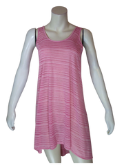 Kate Collection Women’s Pink Sheer Sleep Shirt (Has Fabric Pull), OSFA