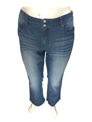 Diva General Collection Women’s Blue Faded Pants, Size 20W