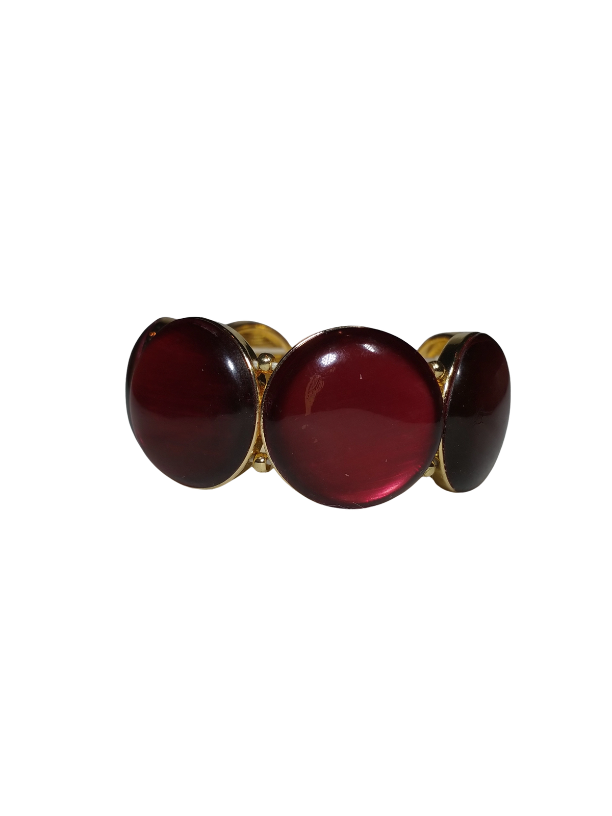 Style & Co Red Enamel Expandable Bracelet – Gold-Tone Fashion Jewelry for Bold Everyday Style