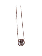 Disney Minnie Mouse Necklace – Rose Gold-Tone & Rhinestone Charm for Magical Everyday Style