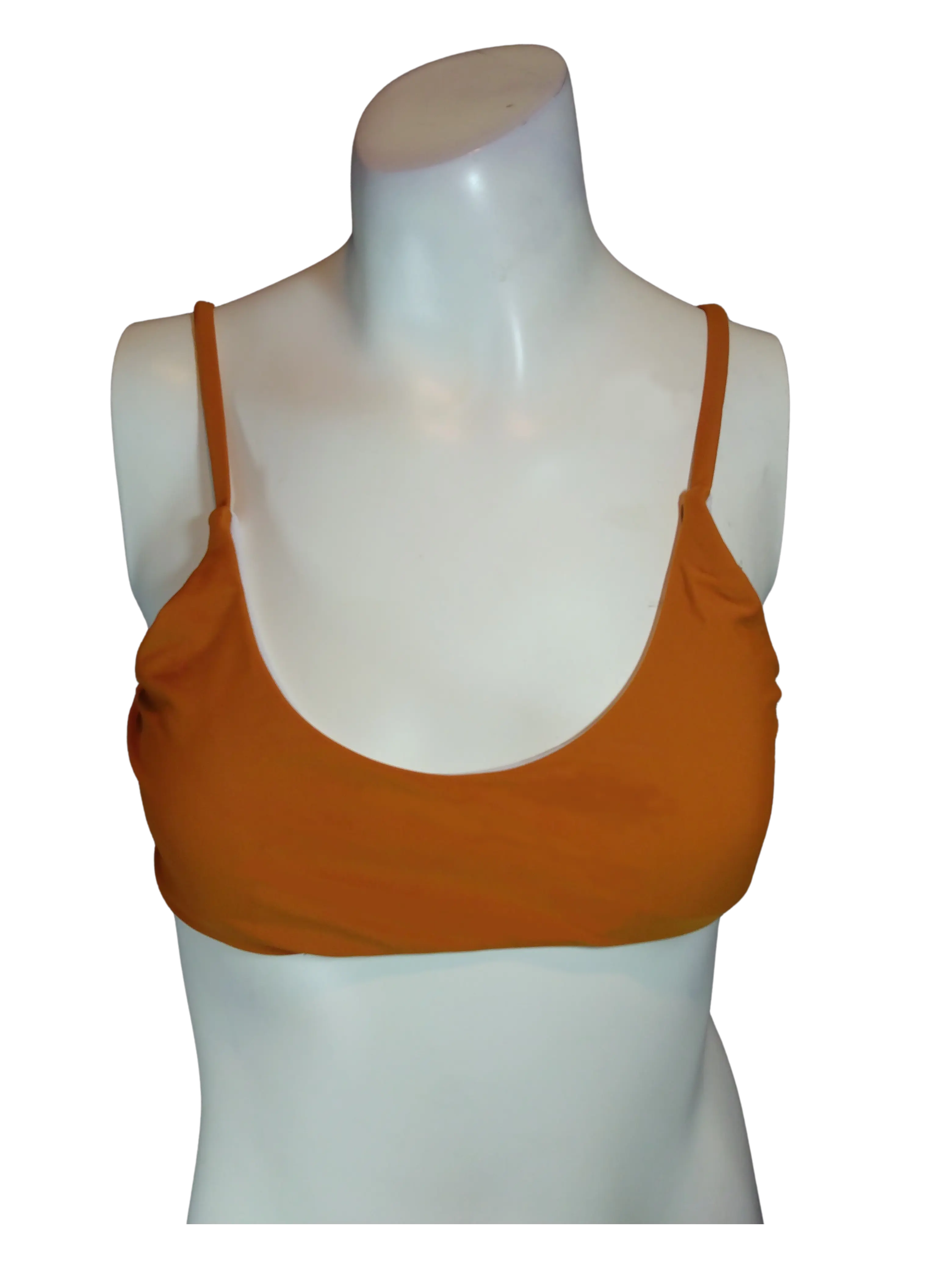 Diva General Collection Girls’ Tangerine Bikini Top, Size 2X