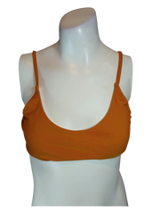 Diva General Collection Girls’ Tangerine Bikini Top, Size 2X