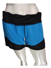 Ekouaer Men’s Teal/Black Swimshort with Drawstring, Size XXL