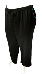 Comfort Corner Women’s Black Sweatpants, Size 4XP