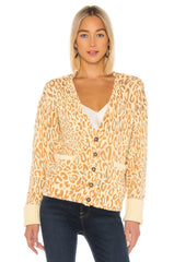 Cardigan for Girls  - Cardigan in Yellow - Rebecca Minkoff Kerry