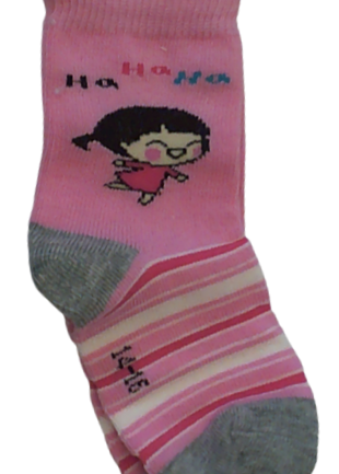 Sunbye Pink/White Socks Pair