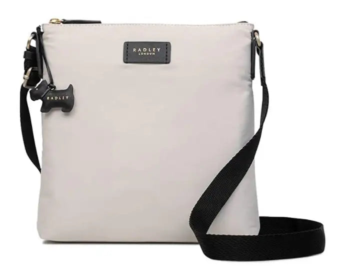 Radley London Elia Mews ZipTop Crossbody in Dove Grey FAMOUS