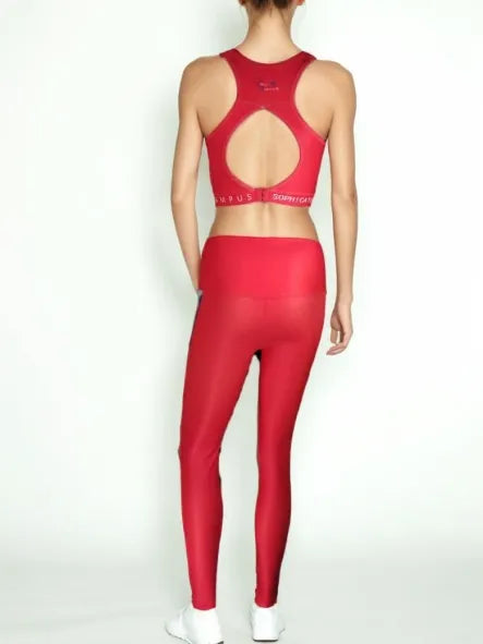 sports bra style swim top​