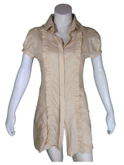 Ja & Ja Girls’ Peach Dress with Pockets, Size Small