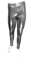 Cemi Ceri Girls’ Silver Stretch Pant, Size Small
