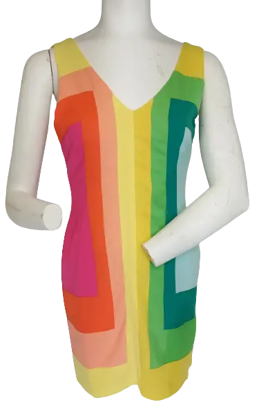 Minuet Women’s Multicolor Square Dress, Size Small