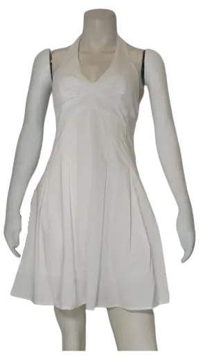 Minuet Women’s White Halter Dress, Size Small