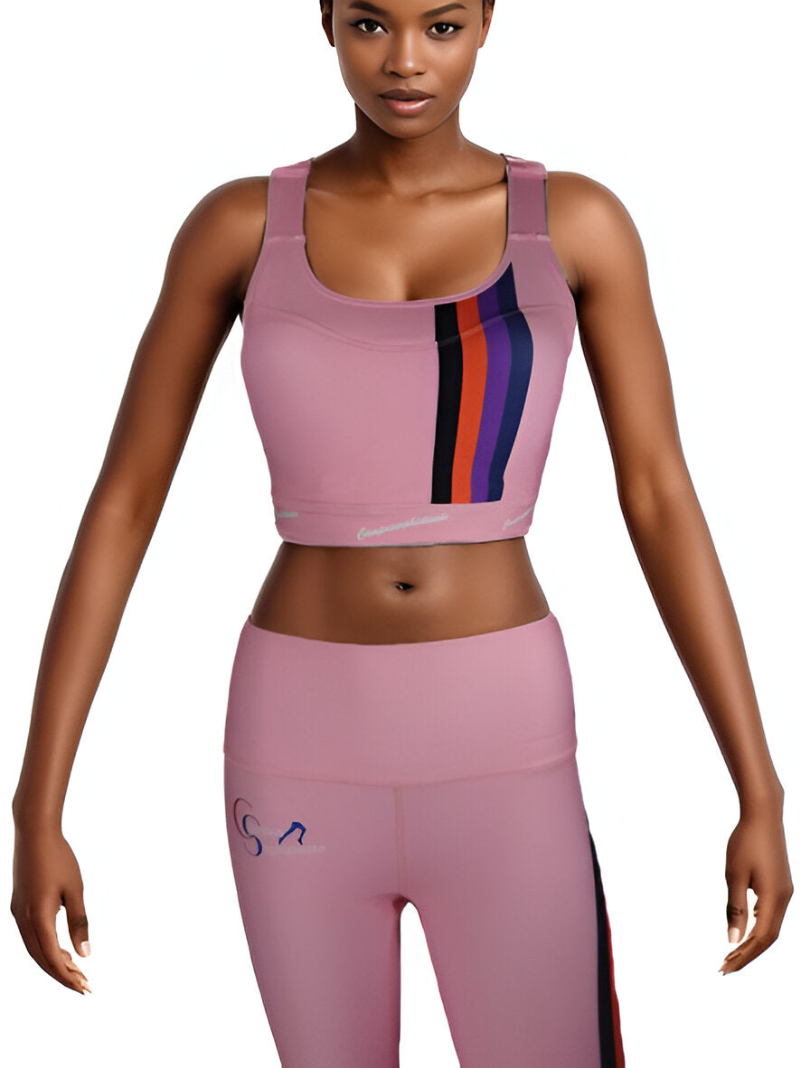 black sports bra