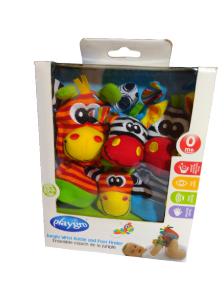 Playgro Jungle Wrist Rattle and Foot Finder