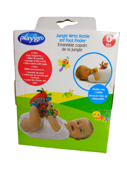 Playgro Jungle Wrist Rattle and Foot Finder