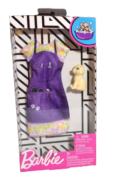 Barbie Dog Groomer Uniform With Dog