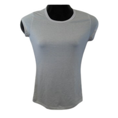 Crew Neck Blouse Top - White