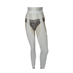 Glitz White Elastic Waist Chaps