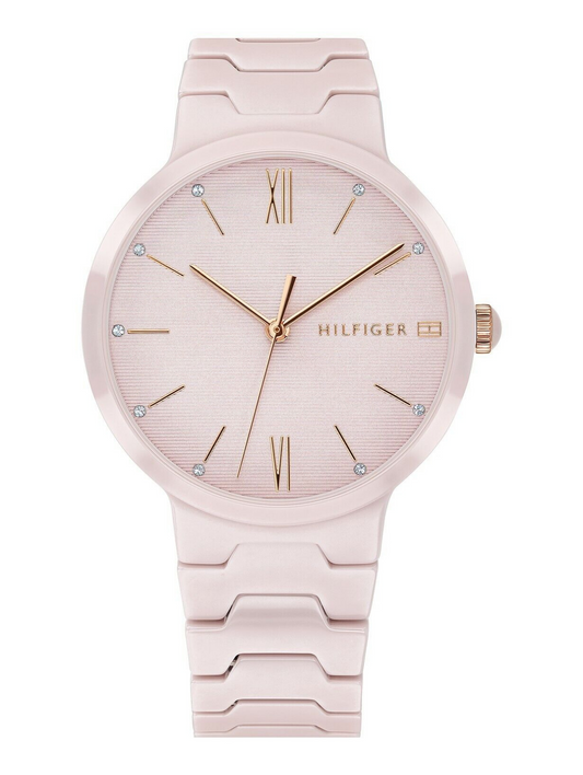 Tommy Hilfiger Women's Blush Ceramic Bracelet Watch