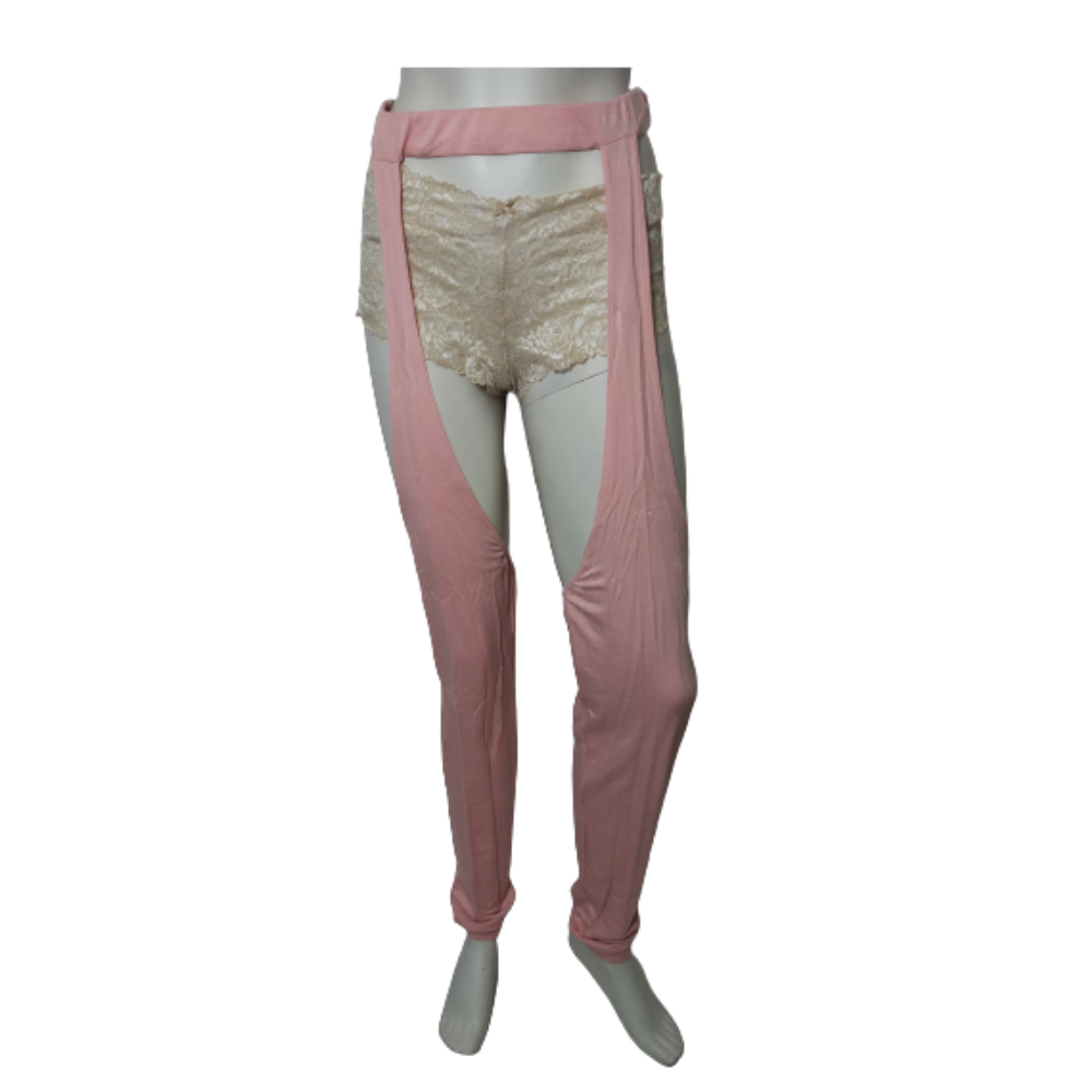Glitz Pink Elastic Waist Chaps