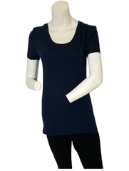 Zenana Outfitters Navy Long Top