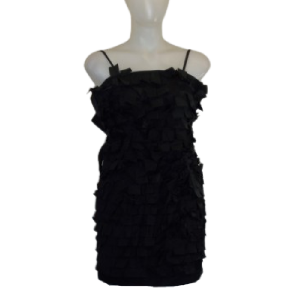 Minuet black "flapper" dress
