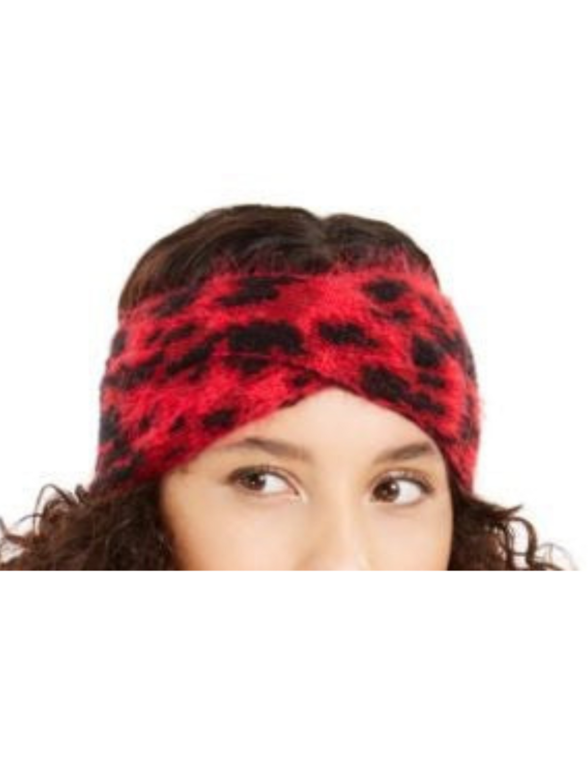 DKNY red/black headband