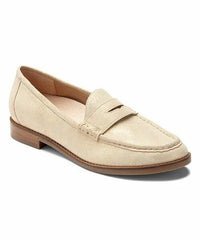 Vionic Light Gold Waverly Nubuck Loafers