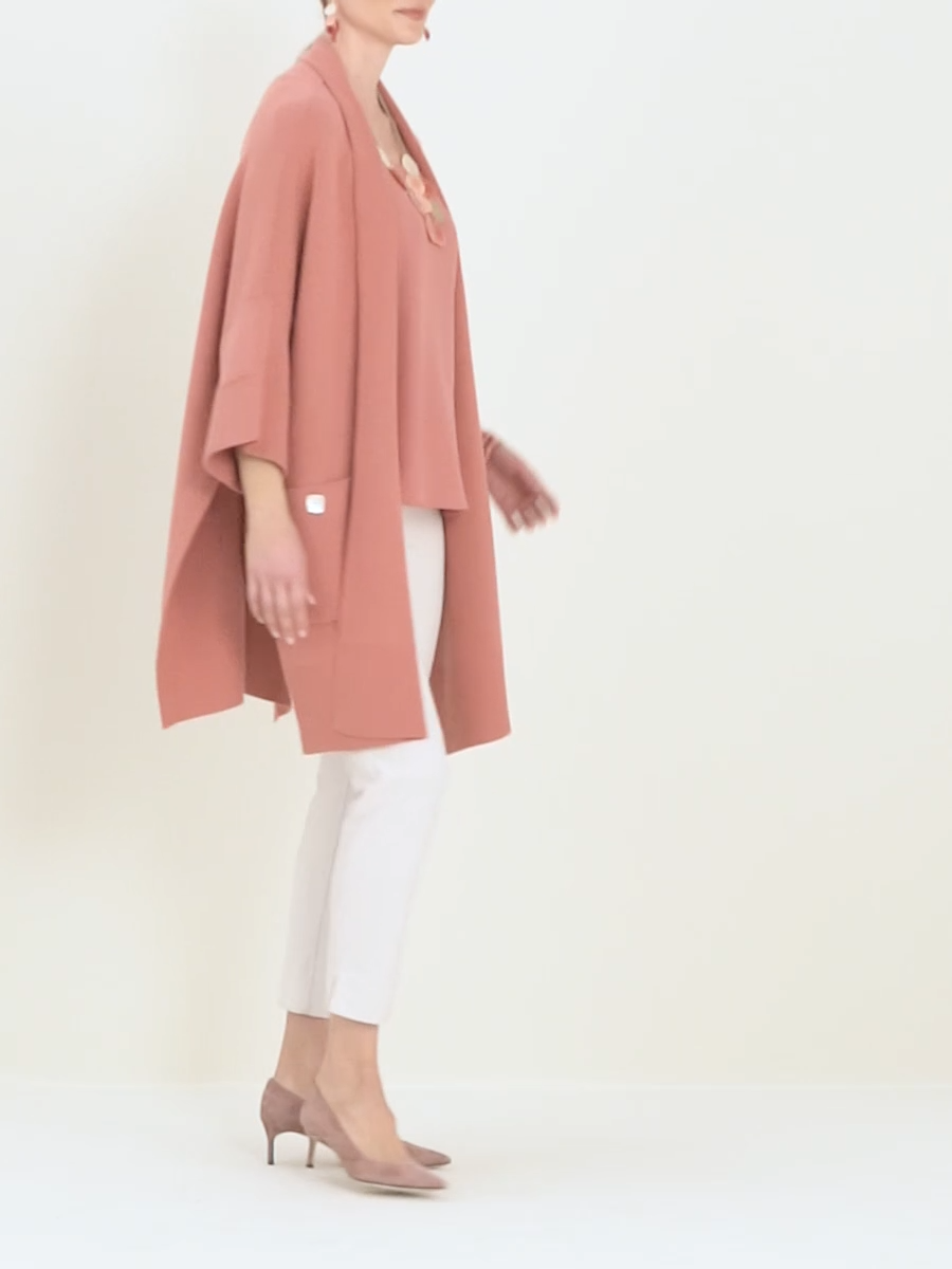 Chico's Canyon Rose Sweater Kimono