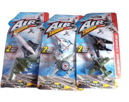 Air Force Fighter Jet and Radar Plane Toys (2 piece set)