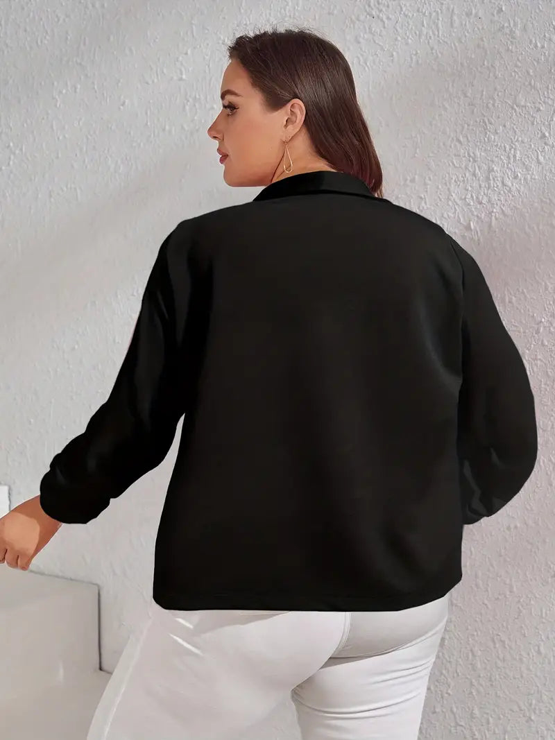 Lily Black Open Cardigan