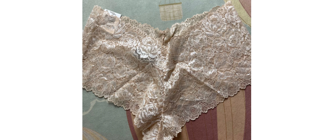INC International Concepts Lace Boyshort Taupe Dream