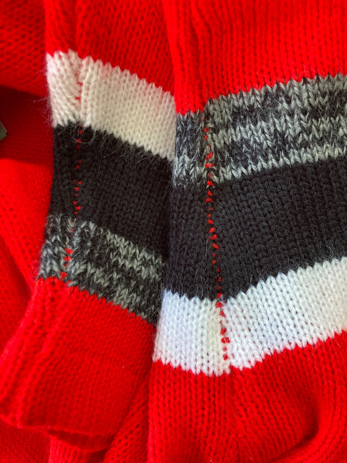Sara Morgan Red Button-Front Cardigan