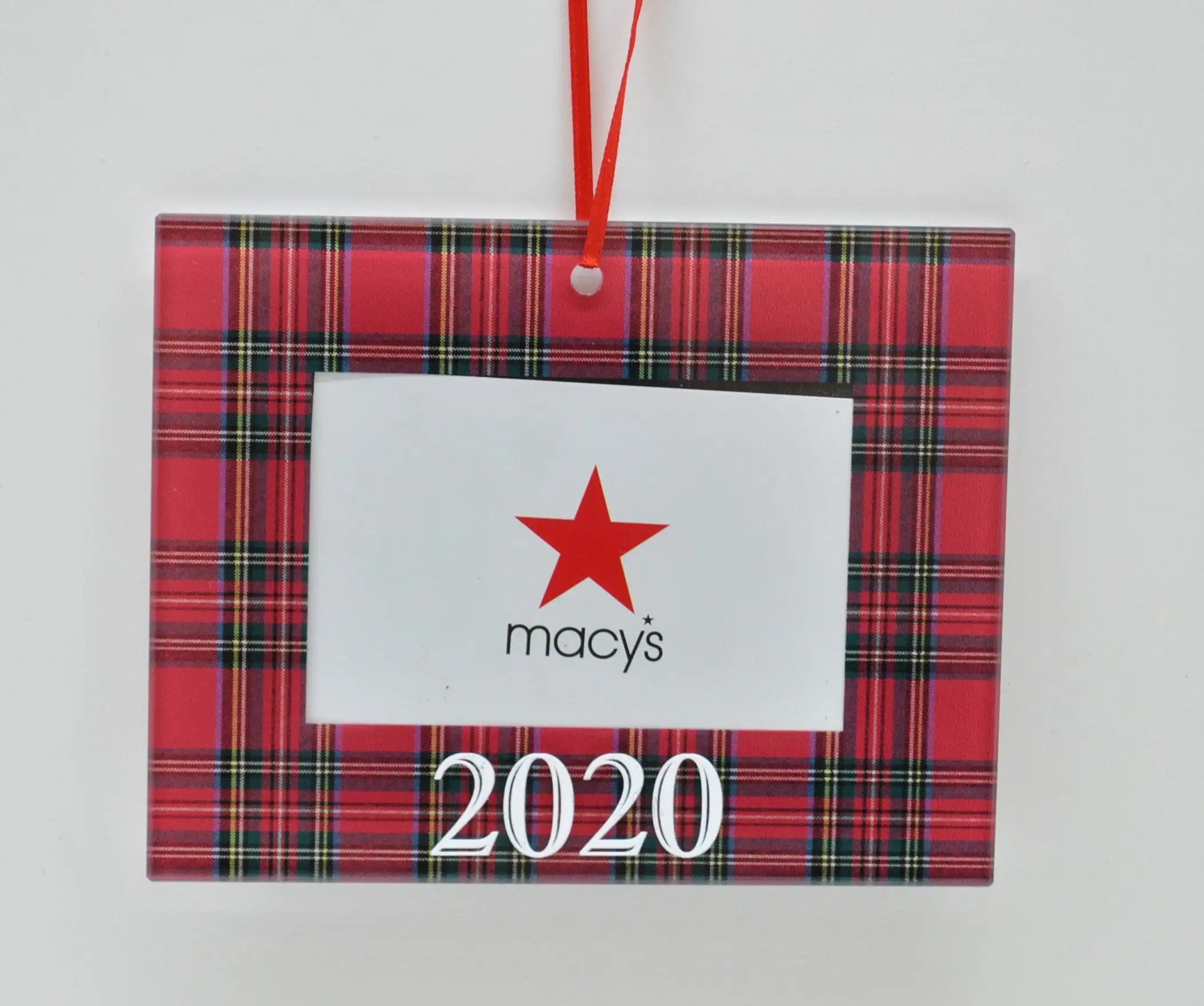 Family Pajamas Brinkley Plaid Ornament Frame 2020