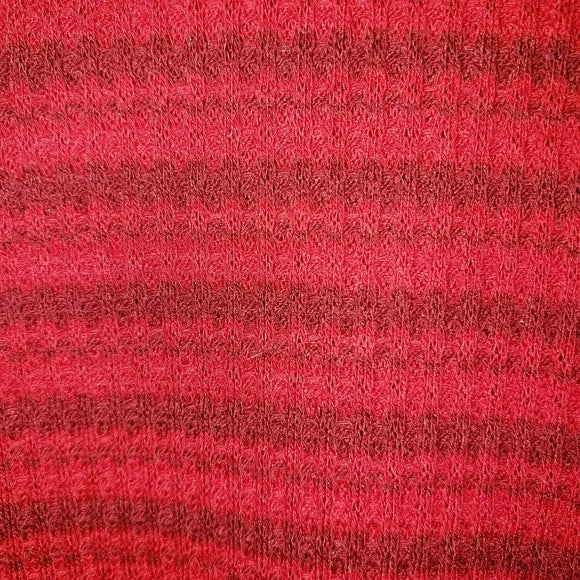 Style & Co. Woman Ton Stripe Red Stripe Sweater