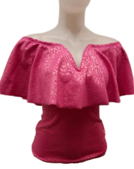 Vizio off-the-shoulder blouse
