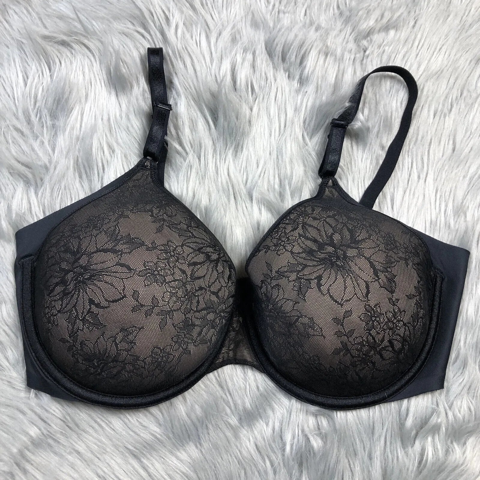 Olga No Side Effects Contour Bra Rich Black