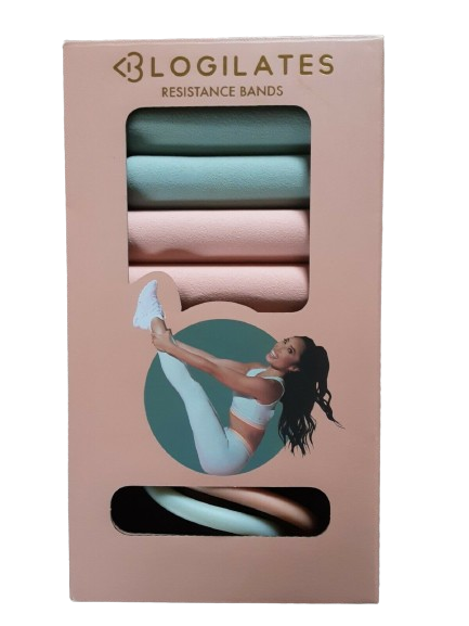 Blogilates Resistance Bands 2-Pack Pink & Green - Fitness Bands
