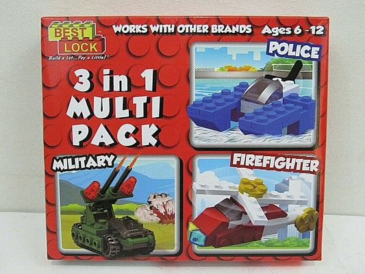 Best Lock Police Military Firefighter - 3 in 1 Multi Pack