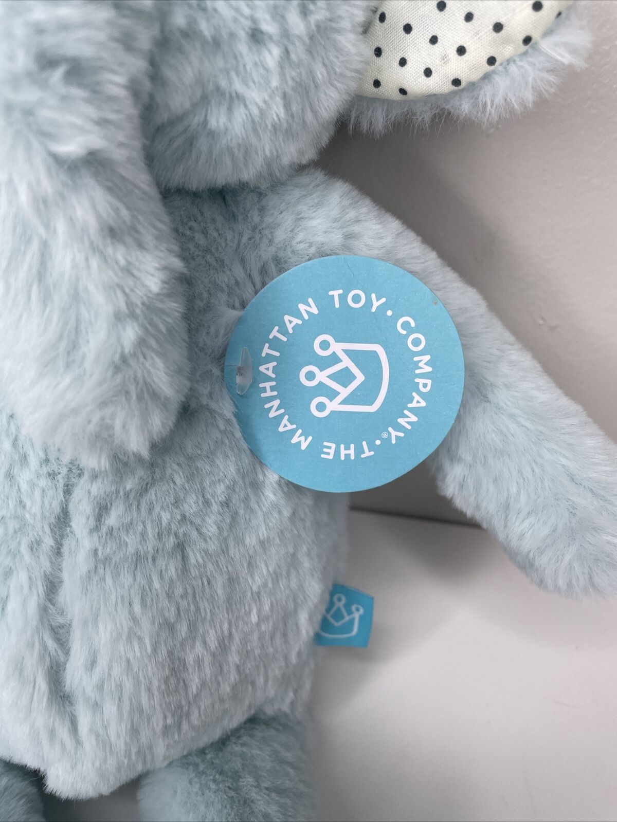 Manhattan Toy Company -Pattern Pals Light Blue Elephant 