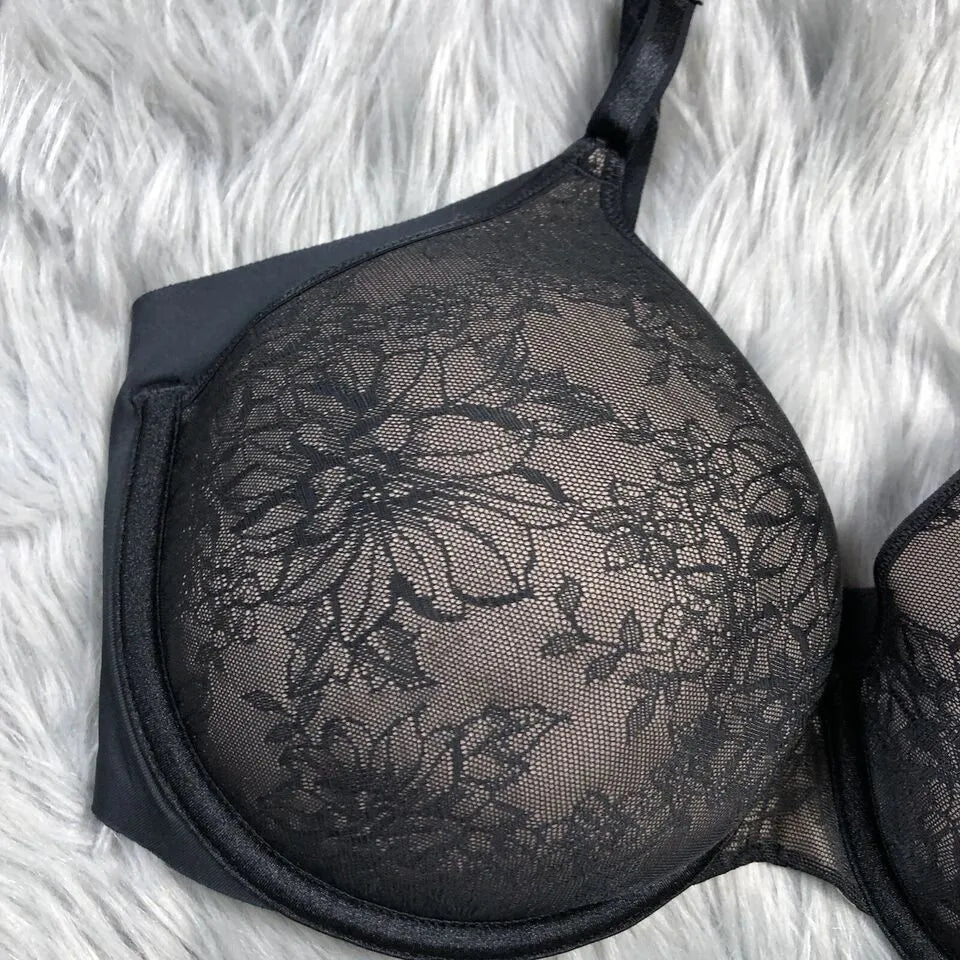 Olga No Side Effects Contour Bra Rich Black