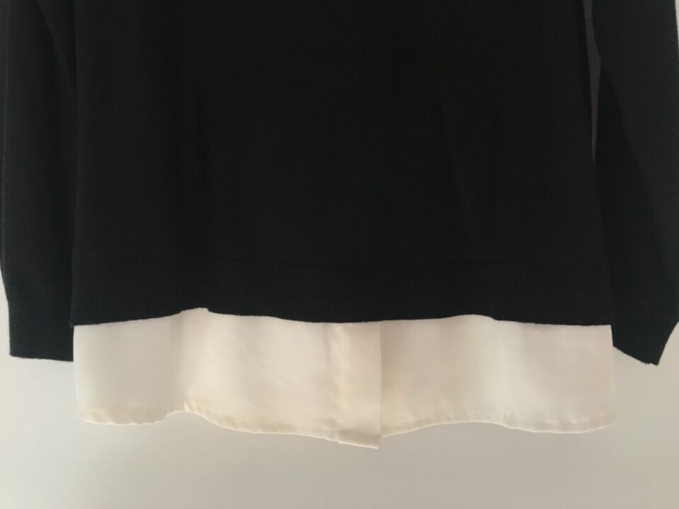Charter Club Deep Black Rhinestone Studded Top